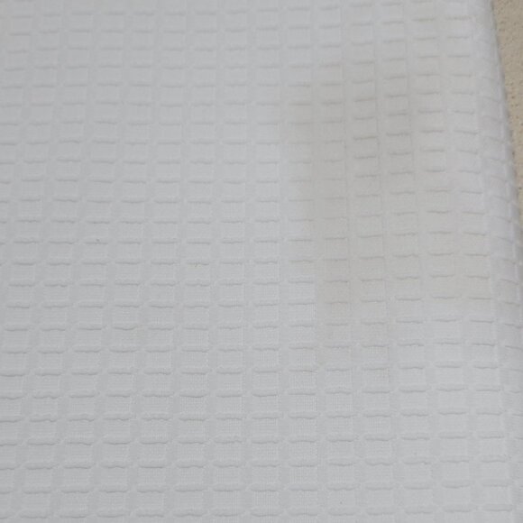 4 Yards of Vintage White Double Knit Fabric - 60" Wide - Picture 5 of 6